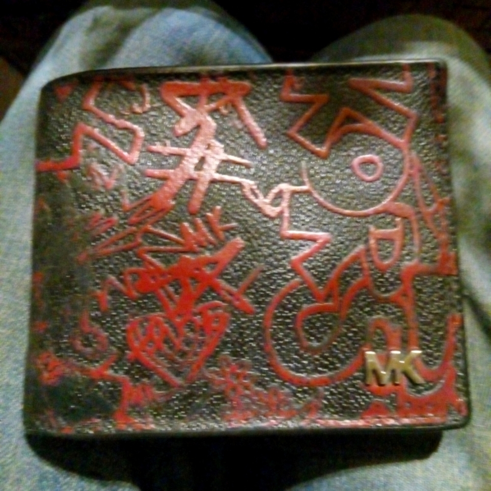 Michael Kora leather wallet